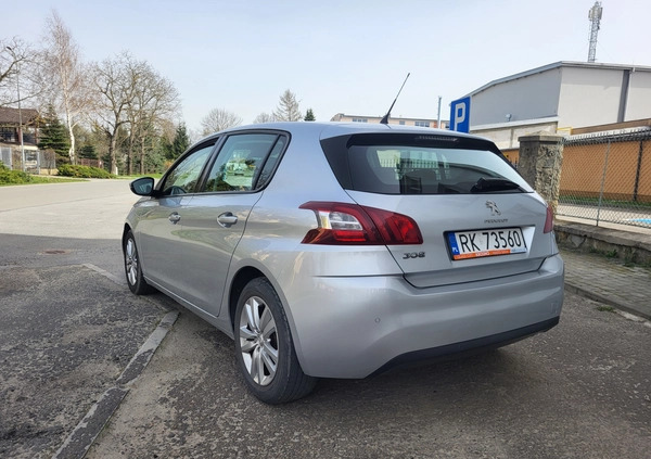 Peugeot 308 cena 36300 przebieg: 198000, rok produkcji 2016 z Gryfice małe 631